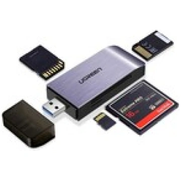Karšu lasītājs SD, microSD, CF, MS USB 3.0 UGREEN