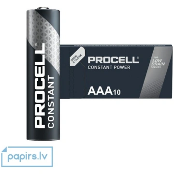 Baterijas Duracell AAA MN2400/LR03 Procell, 1.5V, 