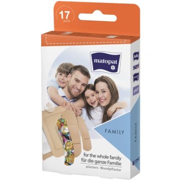 MATOPAT FAMILY plāksteri, 17 gab. Higienaspreces.l