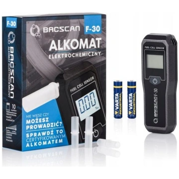BACscan F-30 elektroķīmiskais alkometrs. Kalibrēša
