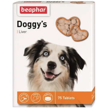 Vitamīnizēta papildbarība - Beaphar DOGGY"S Lever,