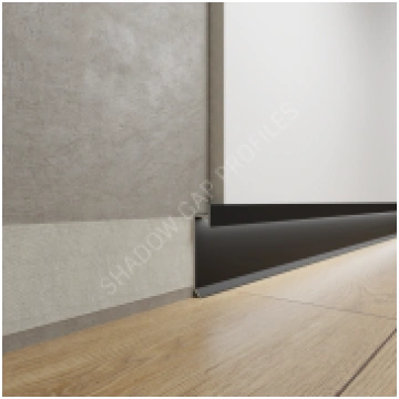 Alumīnija slēptā grīdlīste 63.5mm x 2600mm ASP-905