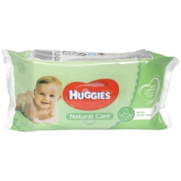 HUGGIES bērnu mitrās salvetes 56 gab. NATURAL CARE