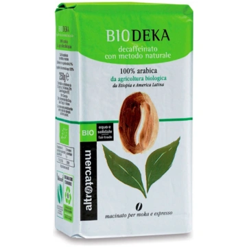 Biodeka Caffè decaffeinato in polvere 100% arabica