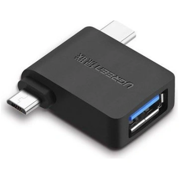 Ugreen 2 in 1 Adapter Micro USB Male + USB Type C 