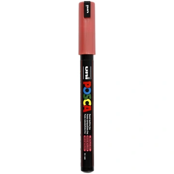 Marker Posca metaliczny czerwony 0 7 mm PC-1MR-met