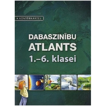 Dabaszinību atlants 1.-6.kl. +kontūrkartes