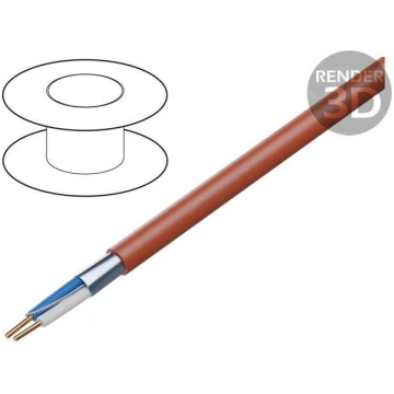 Wire: control cable; HTKSHekw; 1x2x1mm; Insulation