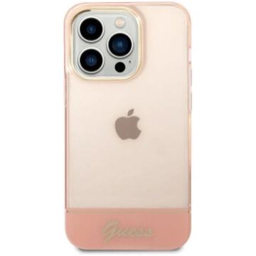 Guess PC/TPU Camera Outline Translucent Case for i