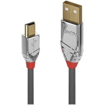 CABLE USB2 A TO MINI-B 3M/CROMO 36633 LINDY 36633