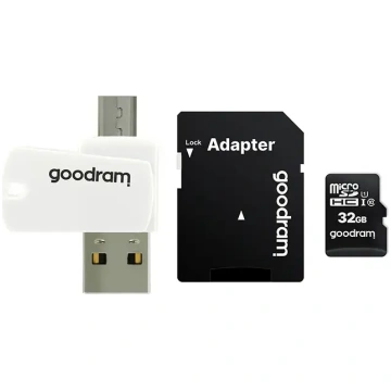 GOODRAM Memory MicroSD Card All-in-One - 32GB with