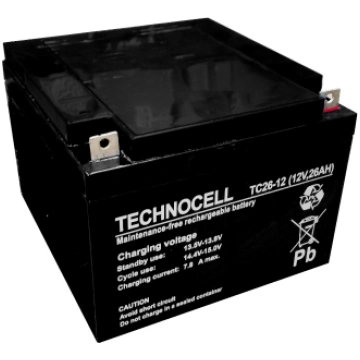 BP26-12 ~ 26Ah 12v akumulators