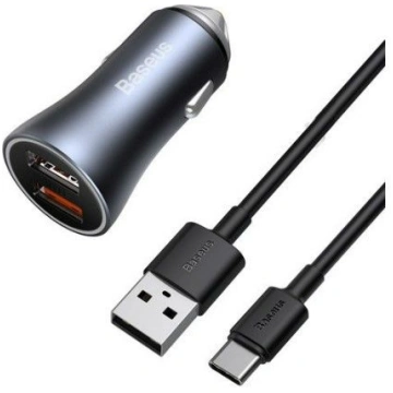 Baseus Contactor Pro fast car charger 2x USB 40 W