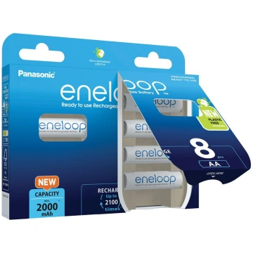 Panasonic ENELOOP 8 x AA 2000mAh (BK-3MCDE/8BE) BK