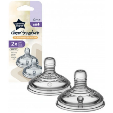 TOMMEE TIPPEE knupis ar maināmu plūsmu Anti-Colic 