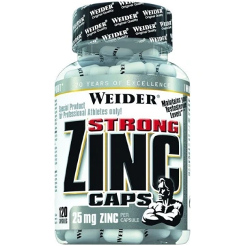 Weider Strong Zinc, 25mg - 120 kapsulas
