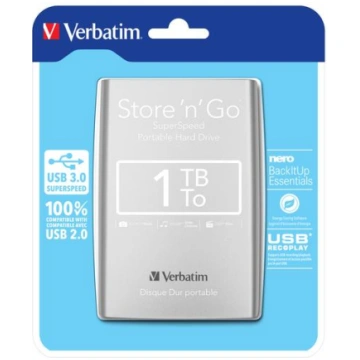 Verbatim Store n Go 2 5 1TB USB 3.0 silver 53071 (