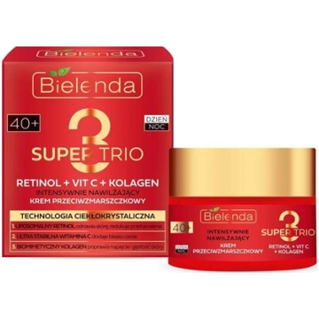 Bielenda Super Trio 40+ Intensywnie nawilajcy krem