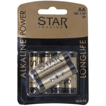 ALKALINE BATERIJAS 6GAB. AA 1,5V POWER