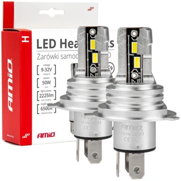 LED Auto spuldzes H-mini Series H4/H19 AMiO-03331 