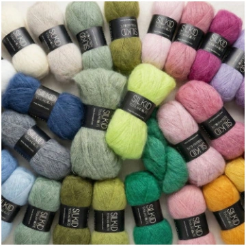 Silkid superkid mohair silk skein 25g Tessiland