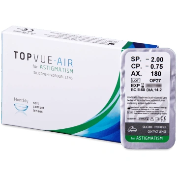 TopVue Air for Astigmatism (1 lēca)