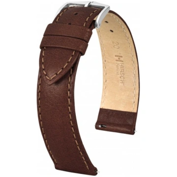 Hirsch Forest Watch Strap, Brown, Quick Release, 2