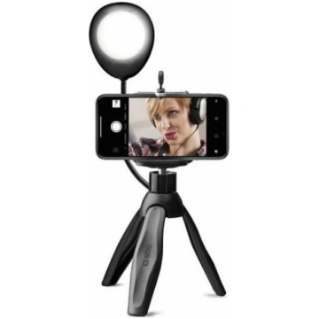Telefona statīvs SBS Selfie tripod With light 8018