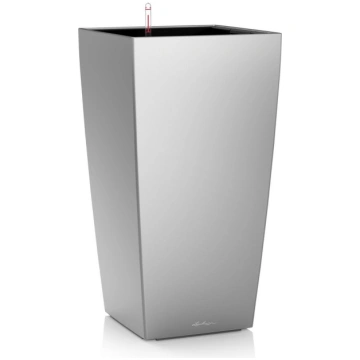 LECHUZA Cubico Premium 50 Silver, 18165