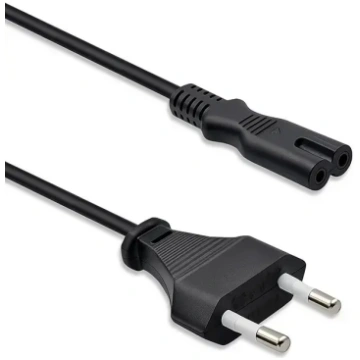 Qoltec Power cable IEC C7 | CEE 7/16 | figure-8 | 