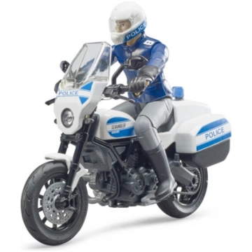 Bruder Cop bworld Scrambler Ducati police. - 62731