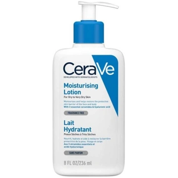 CeraVe mitrinošs losjons sejai un ķermenim, 236 ml