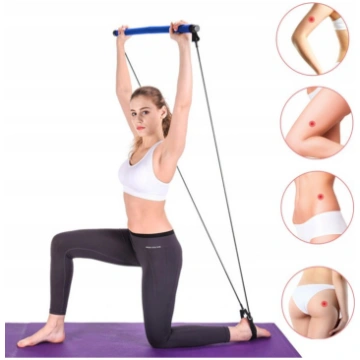 Elastīgās Fitnesa Pilates Jogas Vingrošanas Gumija