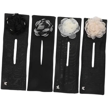 FOMIYES Pack of 4 Headband Twist Curling Hair Roll
