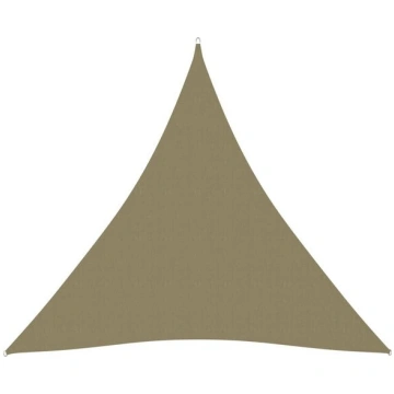 vidaXL saulessargs, 3x3x3 m, trijstūra forma, bēšs