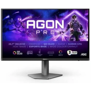 Monitors AOC Agon Pro, AG276QZD2, OLED, 240 Hz, QH