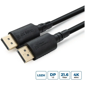 DisplayPort kabelis MicroConnect MC-DP-MMG-100LSZH