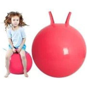 Vingrošanas bumba ar ragiem 45 cm