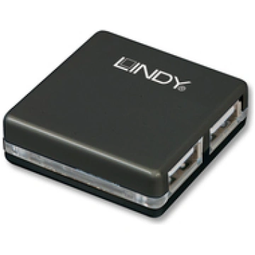 Lindy 4 Port USB 2.0 Mini Hub - hub - 4 ports ( 40