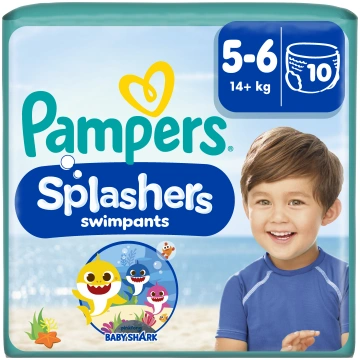 Peldbiksītes Pampers Splashers, 5 izmērs, 10 gab