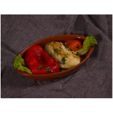 Grillēti dārzeņi 1porc.(tomāts, paprika, baklažāns