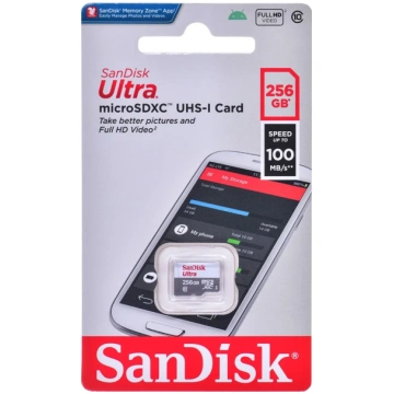 SanDisk Ultra 256 GB MicroSDXC UHS-I Class 10 SDSQ