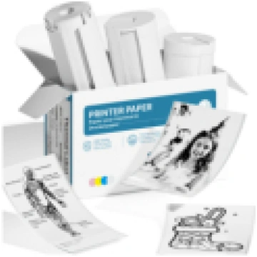 Termo Papīrs Uprint PM290 3x White Self-Adhesive P
