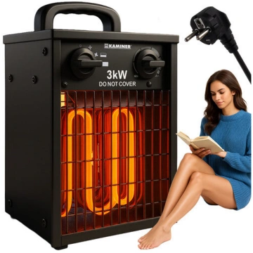 3000W jaudīgs elektriskais sildītājs ventilators a
