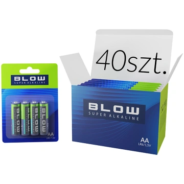 BLOW SUPER ALKALINE AA LR6 battery blister 82-654