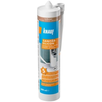 Sanitārais silikona hermētiķis Knauf 300ml gaiši b