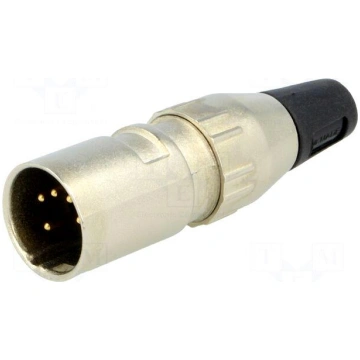 Plug | XLR | male | PIN: 5 | straight | for cable 