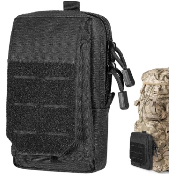 Huiguli Molle maza taktiskā EDC somiņa ar Velcro a