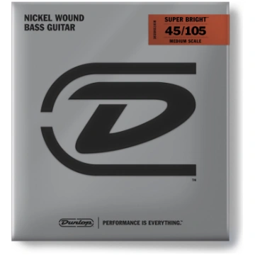 DBSBN45105M NICKEL WOUND SUPER BRIGHT MEDIUM SCALE