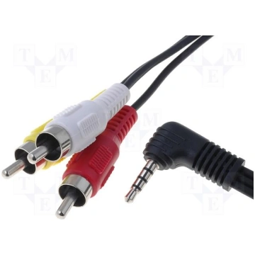 RCA - Jack (3.5 mm) stereo cable (2.5 m). 4CAR